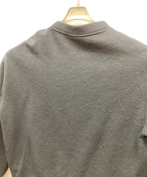 EMPORIO ARMANI（エンポリオ アルマーニ）EMPORIO ARMANI (エンポリオアルマーニ) 裾ロゴ裏起毛スウェット ネイビー サイズ:XLの古着・服飾アイテム