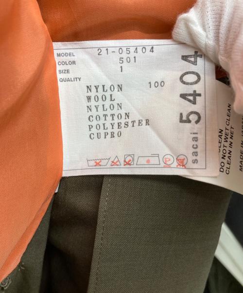 sacai（サカイ）sacai (サカイ) Bomber Vest カーキ サイズ:1の古着・服飾アイテム