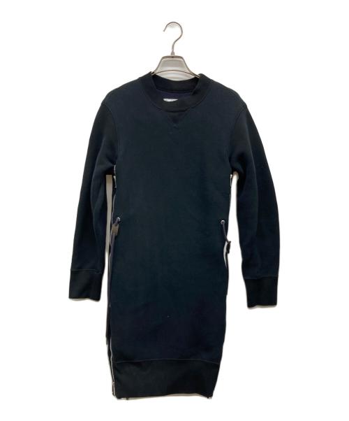 sacai（サカイ）sacai (サカイ) Sponge Sweat  MA-1 Dress ブラック サイズ:2の古着・服飾アイテム