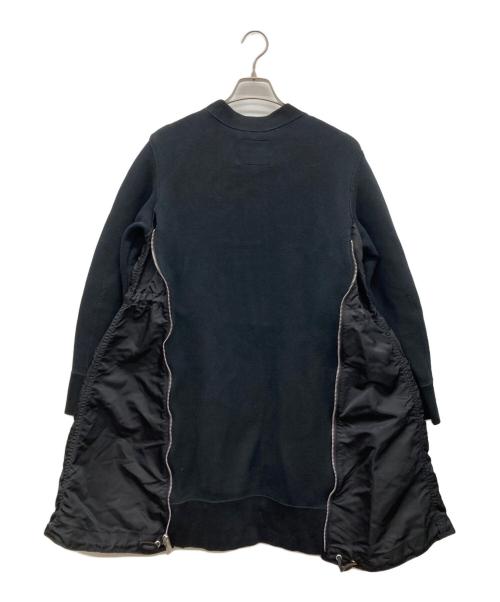 sacai（サカイ）sacai (サカイ) Sponge Sweat  MA-1 Dress ブラック サイズ:2の古着・服飾アイテム