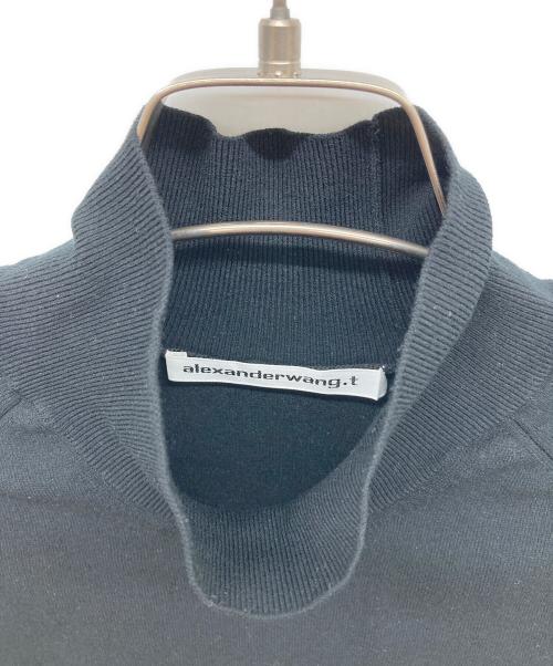 ALEXANDER WANG（アレキサンダー・ワン）ALEXANDER WANG (アレキサンダー・ワン) ストレッチニットワンピース ブラック サイズ:Lの古着・服飾アイテム
