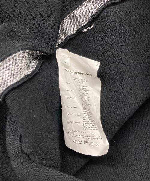 ALEXANDER WANG（アレキサンダー・ワン）ALEXANDER WANG (アレキサンダー・ワン) ストレッチニットワンピース ブラック サイズ:Lの古着・服飾アイテム