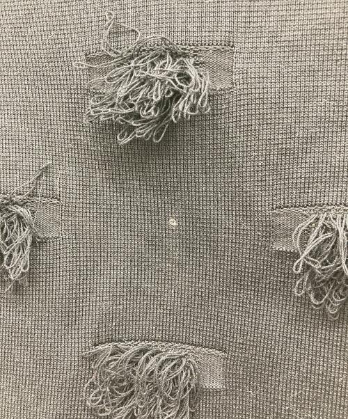 DRAWER（ドゥロワー）DRAWER (ドゥロワー) ミラノフリンジニットコート ブラック サイズ:なしの古着・服飾アイテム