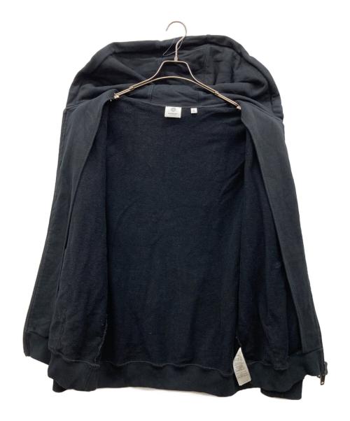 BURBERRY（バーバリー）BURBERRY (バーバリー) ラブプリント コットン フーデッドトップ ブラック サイズ:XLの古着・服飾アイテム