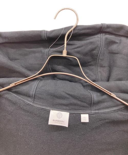 BURBERRY（バーバリー）BURBERRY (バーバリー) ラブプリント コットン フーデッドトップ ブラック サイズ:XLの古着・服飾アイテム