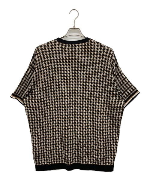 BOSS（ボス）BOSS (ボス) 半袖ニット ブラウン サイズ:Lの古着・服飾アイテム