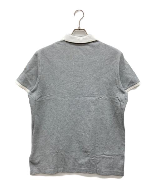 MONCLER（モンクレール）MONCLER (モンクレール) ポロシャツ グレー サイズ:XLの古着・服飾アイテム