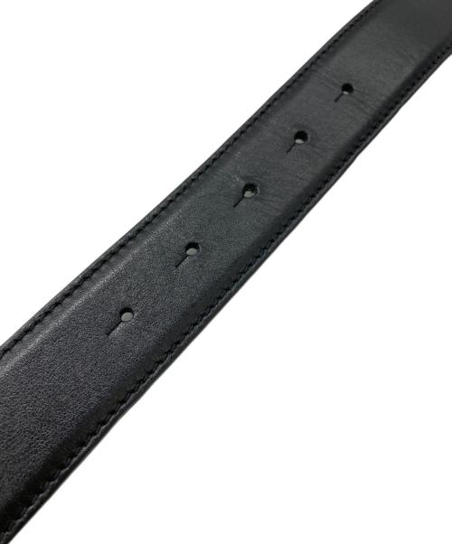 VERSACE（ヴェルサーチェ）VERSACE (ヴェルサーチェ) メデューサバックル付きベルト ブラック サイズ:90/36の古着・服飾アイテム