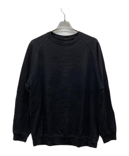 COMOLI（コモリ）COMOLI (コモリ) コットンシルク長袖クルースウェット ブラック サイズ:4の古着・服飾アイテム