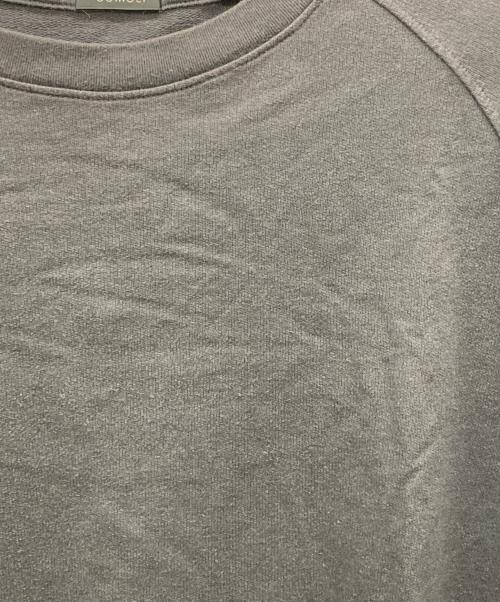 COMOLI（コモリ）COMOLI (コモリ) コットンシルク長袖クルースウェット ブラック サイズ:4の古着・服飾アイテム