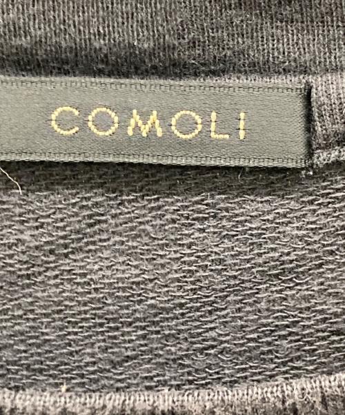 COMOLI（コモリ）COMOLI (コモリ) コットンシルク長袖クルースウェット ブラック サイズ:4の古着・服飾アイテム