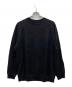 COMOLI（コモリ）の古着「コットンシルク長袖クルースウェット」｜ブラック
