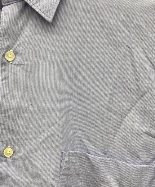 COMOLI（コモリ）COMOLI (コモリ) サックスストライプ長袖シャツ ネイビー サイズ:4の古着・服飾アイテム