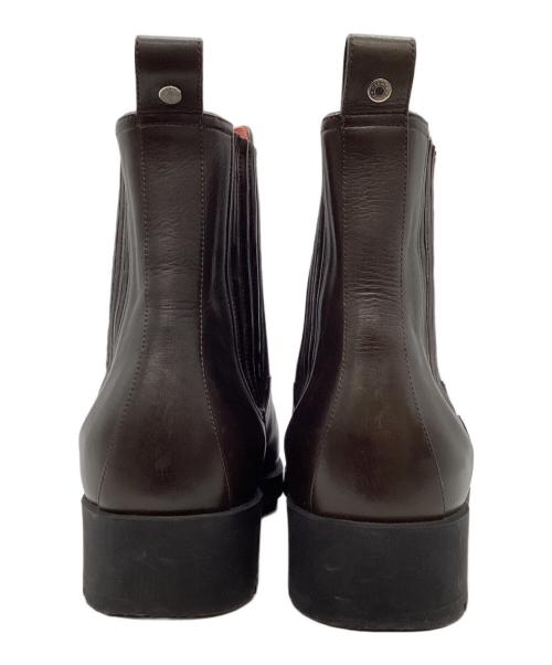 HERMES（エルメス）HERMES (エルメス) クロスレザーサイドゴアブーツ ブラウン サイズ:39の古着・服飾アイテム