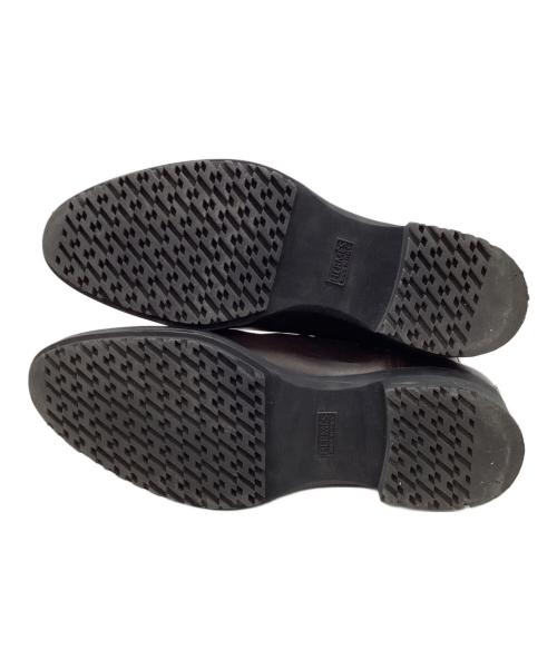 HERMES（エルメス）HERMES (エルメス) クロスレザーサイドゴアブーツ ブラウン サイズ:39の古着・服飾アイテム