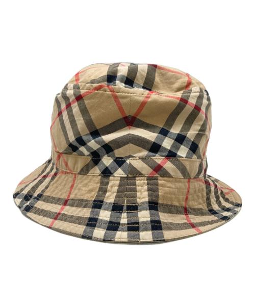 BURBERRY（バーバリー）BURBERRY (バーバリー) ノバチェックバケットハット ベージュ サイズ:52cmの古着・服飾アイテム
