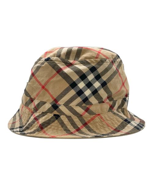 BURBERRY（バーバリー）BURBERRY (バーバリー) ノバチェックバケットハット ベージュ サイズ:52cmの古着・服飾アイテム