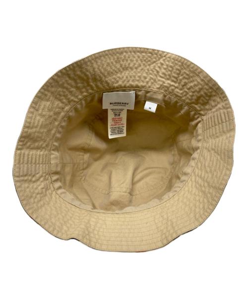 BURBERRY（バーバリー）BURBERRY (バーバリー) ノバチェックバケットハット ベージュ サイズ:52cmの古着・服飾アイテム
