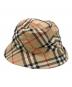 BURBERRY（バーバリー）の古着「ノバチェックバケットハット」｜ベージュ