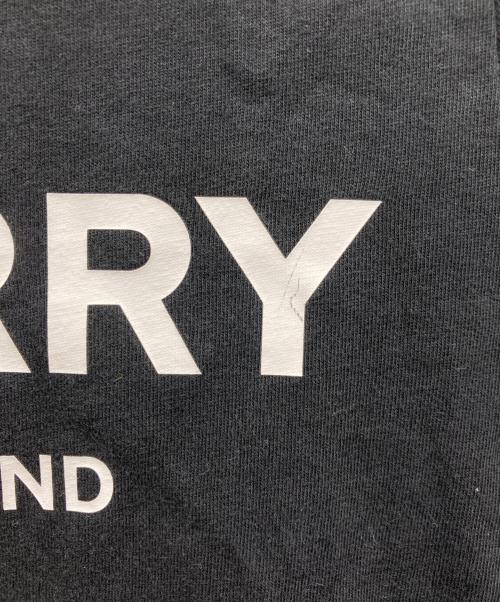 BURBERRY（バーバリー）BURBERRY (バーバリー) ロゴクルーネックTシャツ ブラック サイズ:8T 128cmの古着・服飾アイテム
