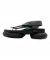 JIL SANDER (ジルサンダー) BOX LEATHER TONG SANDAL ブラック サイズ:39：25000円