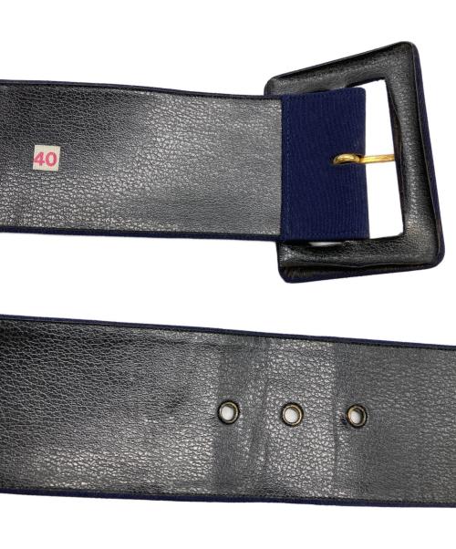 CHANEL（シャネル）CHANEL (シャネル) ココマーク金釦ワンピース ネイビー サイズ:40の古着・服飾アイテム