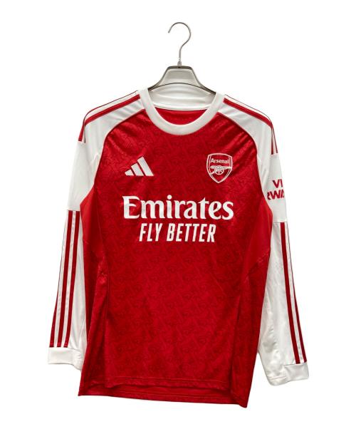 adidas（アディダス）adidas (アディダス) ゲームシャツ レッド サイズ:J XLの古着・服飾アイテム