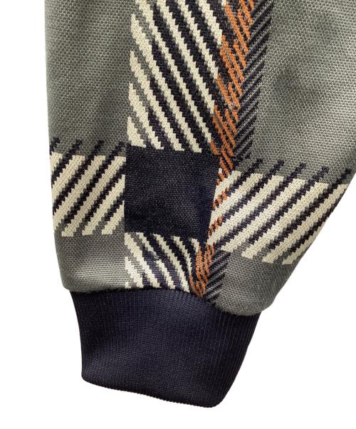 FRED PERRY（フレッドペリー）FRED PERRY (フレッドペリー) グリッチタータントラックジャケット ブラウン サイズ:Mの古着・服飾アイテム