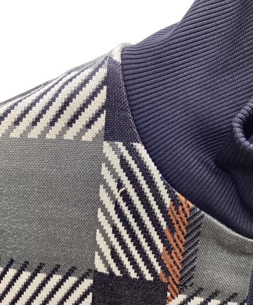 FRED PERRY（フレッドペリー）FRED PERRY (フレッドペリー) グリッチタータントラックジャケット ブラウン サイズ:Mの古着・服飾アイテム