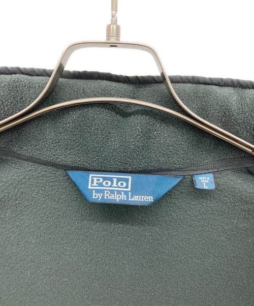 POLO RALPH LAUREN（ポロ・ラルフローレン）POLO RALPH LAUREN (ポロ・ラルフローレン) フリースジャケット ブラック サイズ:Lの古着・服飾アイテム