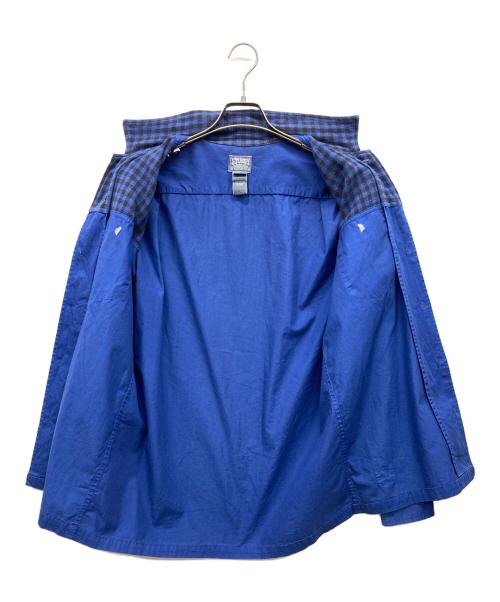 stussy（ステューシー）stussy (ステューシー) 切替チェックシャツ ブルー サイズ:MEDIUMの古着・服飾アイテム