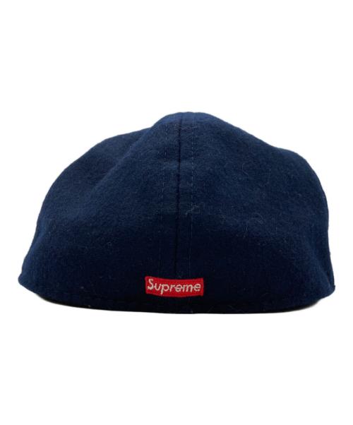 SUPREME（シュプリーム）Supreme (シュプリーム) EBBETS FIELD FLANNELS (エベッツフィールドフランネルズ) S Logo Fitted 6-Panel ネイビー サイズ:7 1/2の古着・服飾アイテム