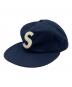 Supreme（シュプリーム）の古着「S Logo Fitted 6-Panel」｜ネイビー