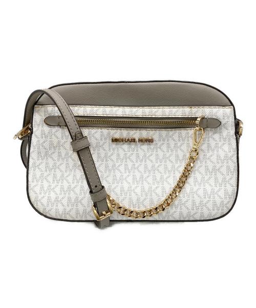 MICHAEL KORS（マイケル・コース）MICHAEL KORS (マイケル・コース) ショルダーバッグ ホワイトの古着・服飾アイテム