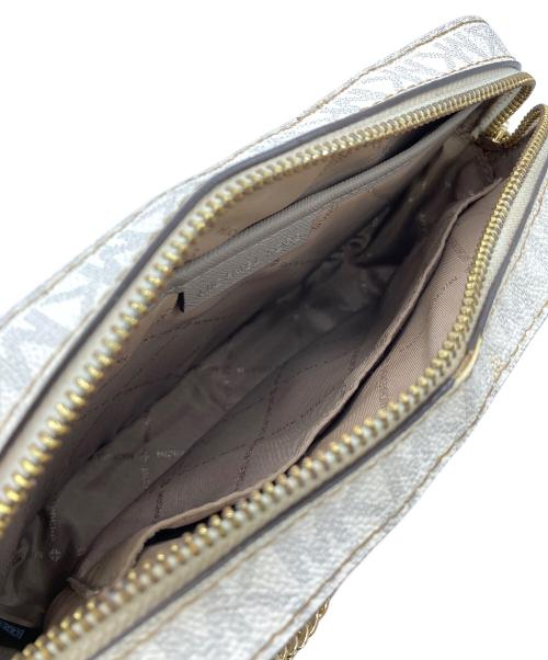 MICHAEL KORS（マイケル・コース）MICHAEL KORS (マイケル・コース) ショルダーバッグ ホワイトの古着・服飾アイテム