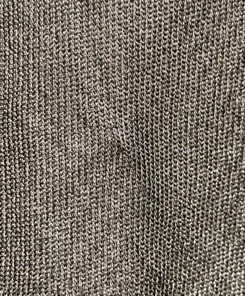 Maison Margiela（メゾンマルジェラ）Maison Margiela (メゾンマルジェラ) レーヨン混レザーエルボーパッチニット ブラック サイズ:Mの古着・服飾アイテム