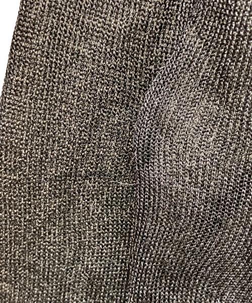 Maison Margiela（メゾンマルジェラ）Maison Margiela (メゾンマルジェラ) レーヨン混レザーエルボーパッチニット ブラック サイズ:Mの古着・服飾アイテム