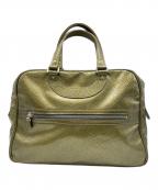 JACQUES LE CORREジャックルコー）の古着「パテントレザーハンドバッグ」｜オリーブ
