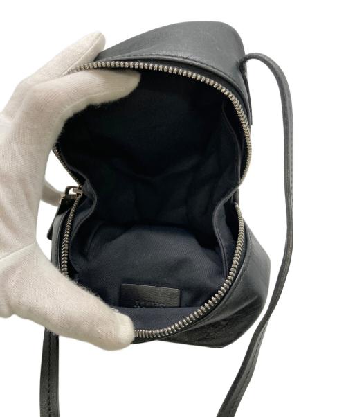 BALLY（バリー）BALLY (バリー) キューブショルダーバッグ ブラックの古着・服飾アイテム