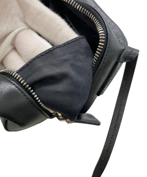 BALLY（バリー）BALLY (バリー) キューブショルダーバッグ ブラックの古着・服飾アイテム