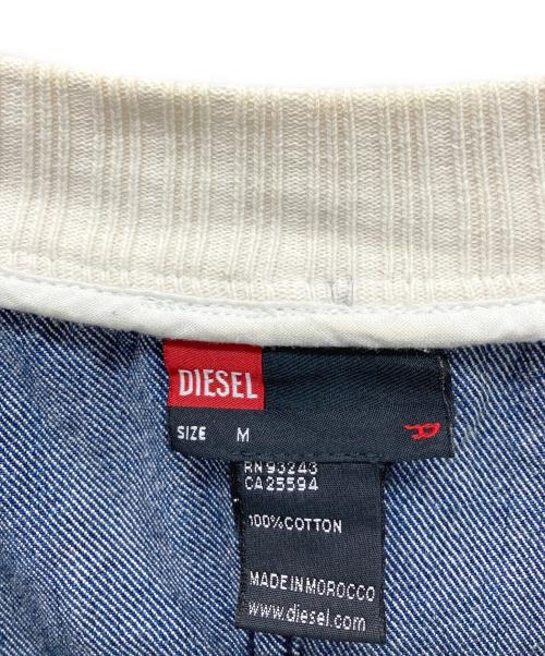 DIESEL（ディーゼル）DIESEL (ディーゼル) ライトデニムジップジャケット インディゴ サイズ:Mの古着・服飾アイテム
