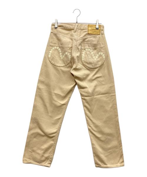 evisu fairway genes（エヴィス フェアウェイ ジーンズ）evisu fairway genes (エヴィス フェアウェイ ジーンズ) パンツ ベージュ サイズ:32×35の古着・服飾アイテム