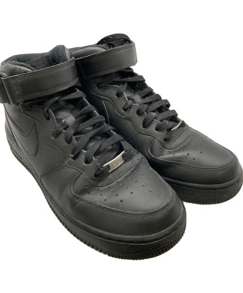 NIKE（ナイキ）NIKE (ナイキ) Air Force 1 Mid '07 Black サイズ:US8.5の古着・服飾アイテム