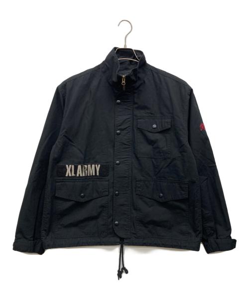 X-LARGE（エクストララージ）X-LARGE (エクストララージ) MILITARY RIPSTOP JACKET ブラック サイズ:Mの古着・服飾アイテム