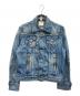 DIESEL（ディーゼル）の古着「ユーズド加工デニムジャケット」｜インディゴ
