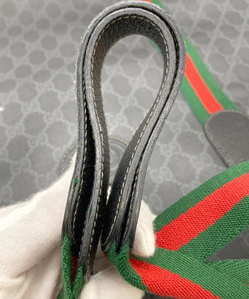 GUCCI（グッチ）GUCCI (グッチ) ボストンバッグ ブラックの古着・服飾アイテム