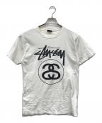stussyステューシー）の古着「SSリンク半袖カットソー」｜ホワイト