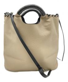 BARNEYS NEWYORK（バーニーズ・ニューヨーク）の古着「ショルダーバッグ」｜ベージュ