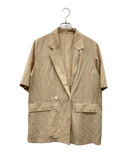Adam et Rope（アダム エ ロペ）Adam et Rope (アダム エ ロペ) シアージャケット ベージュ サイズ:38の古着・服飾アイテム