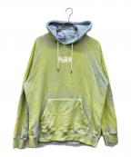 Onitsuka Tigerオニツカタイガー）の古着「PRINTED SWEAT HOODIE」｜イエロー